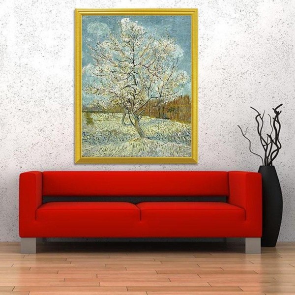 Landscape Peach Tree Diamond Art Kit Van Gogh