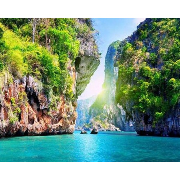 Famous Places Landscape Thailand Sea & Rivers Diy Diamond Painting