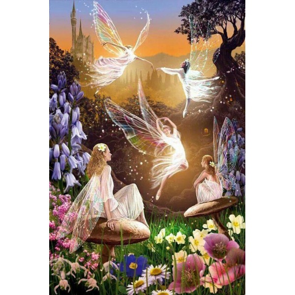 Fairies Girl Diamond Art Kits