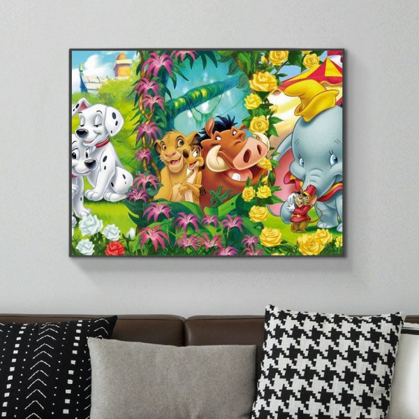 Anime The Animal World In Anime Diamond Art