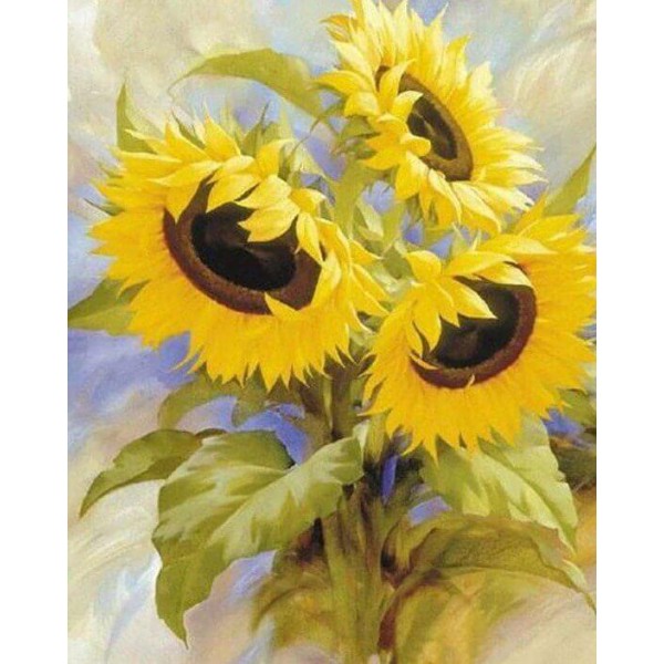 Yellow Sunflowers Diamond Art Kit