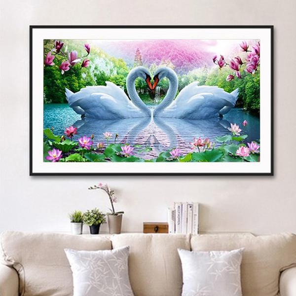 Sea & Rivers Birds Flowers White Swans – Symbol Of Love