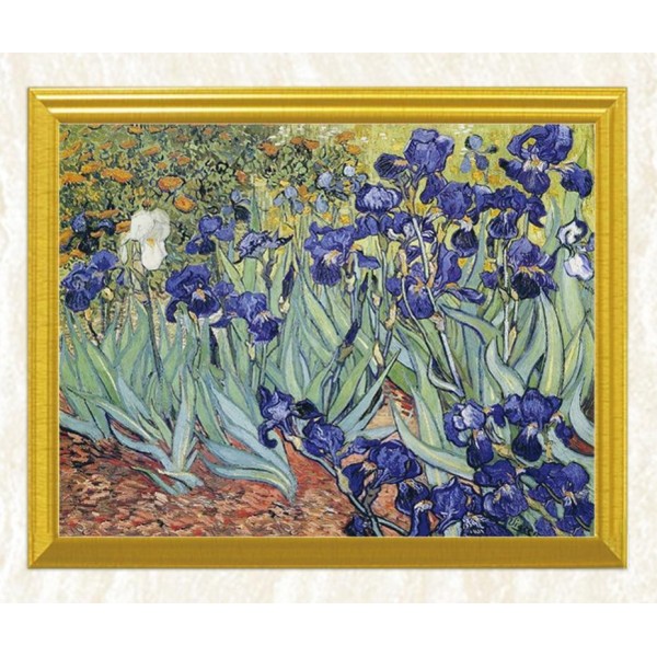 Flowers Van Gogh Irises Diamond Art Kit