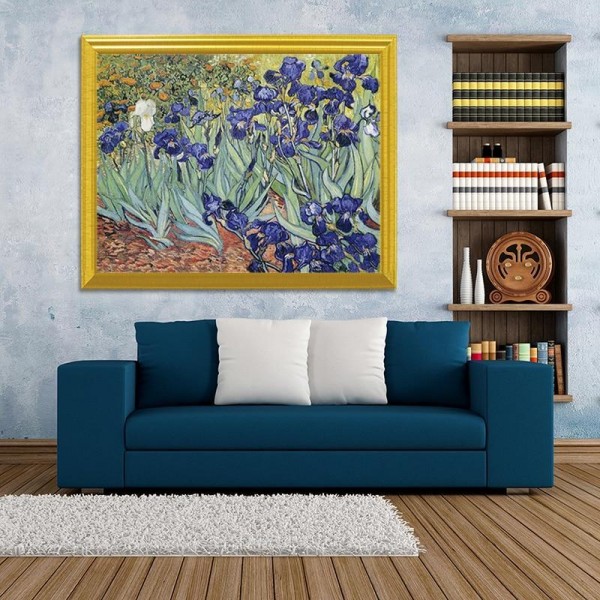 Flowers Van Gogh Irises Diamond Art Kit