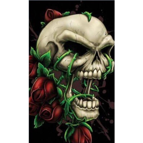 Death Skulls Diy Painting Kits Diamond Painting Amazon