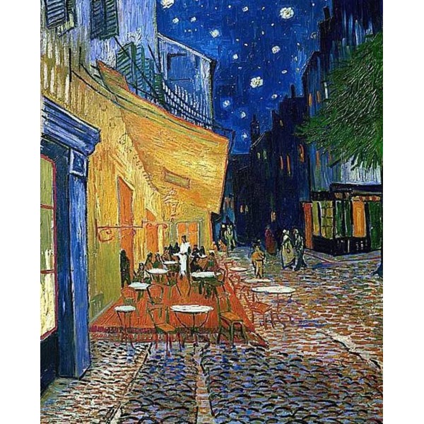 Best Famous Places Cafe Terrace – Paint By Diamonds Van Gogh