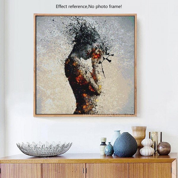 Best People Incredible Broken Girl Portrait Square Diamonds