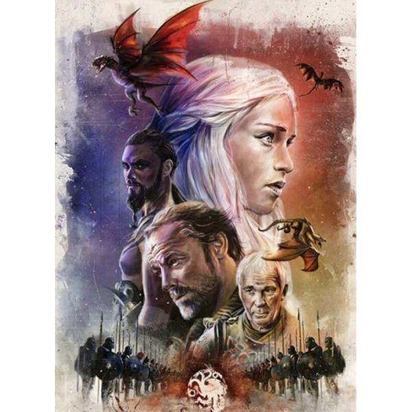 Custom Diamond Painting Daenerys Targaryen – Game Of Thrones