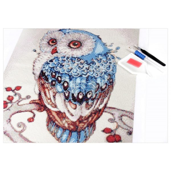 Best Birds Beautiful Blue Owl Square Diamonds
