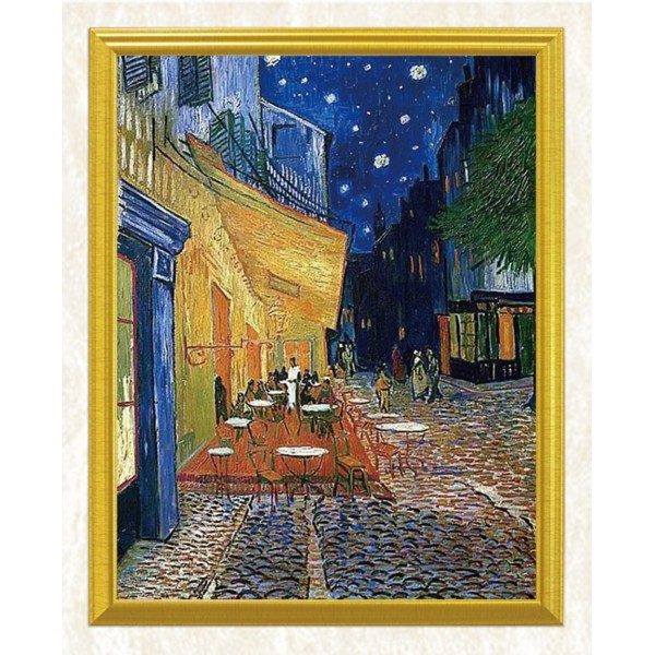 Best Famous Places Cafe Terrace – Paint By Diamonds Van Gogh