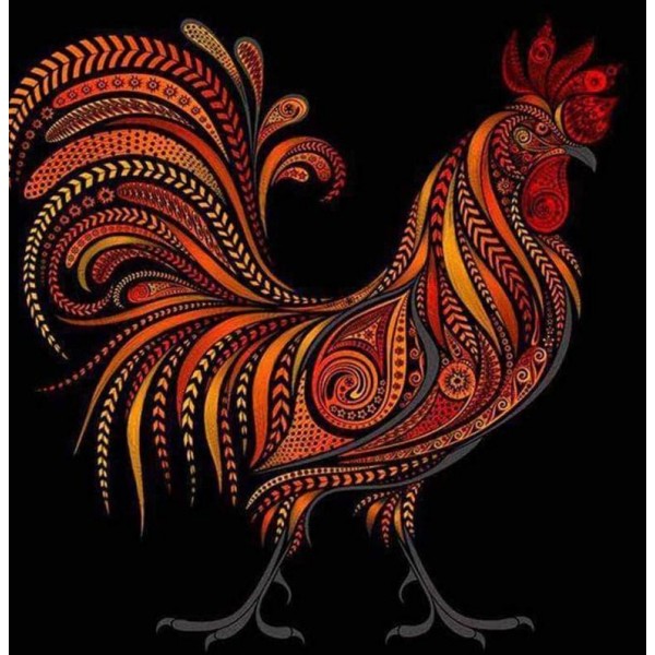 Custom  Diamond Painting Rooster Painting – Diamond Art Kit
