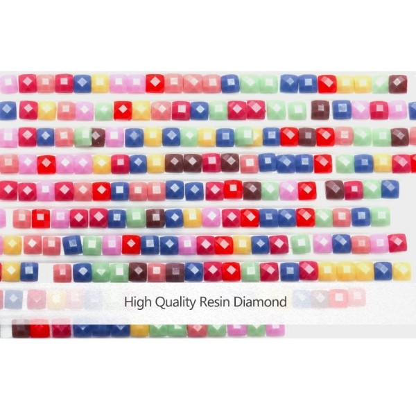 Blooming Flowers Sea & Rivers Square Diamonds