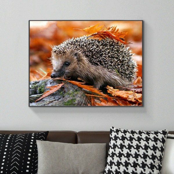 Animal A Prickly Hedgehog Diamond Art
