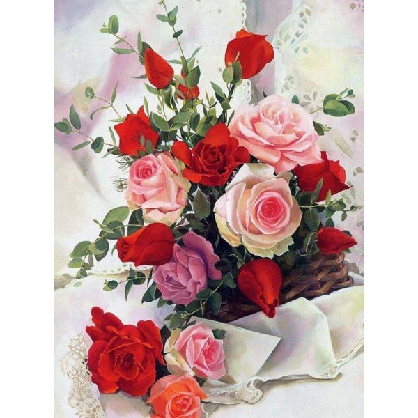 How To Seal 5D Diamond Painting Phenomenal Rose Basket