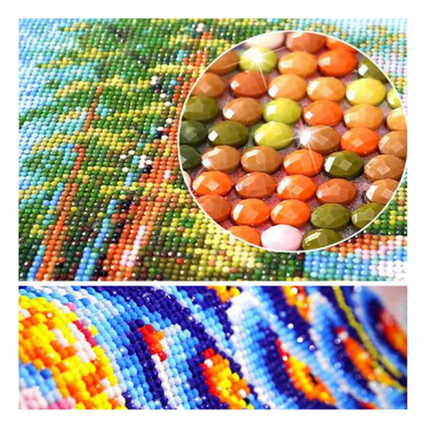 Diy 5d Diamond Painting Cartoon Fox