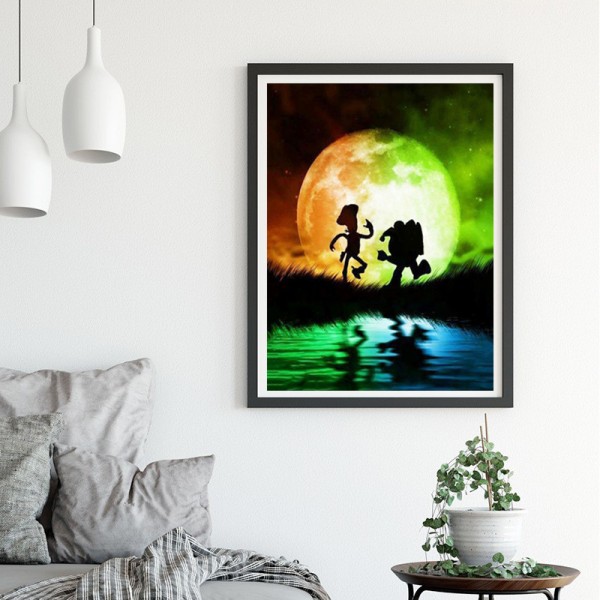 Variety A Pair Of Brothers In Mixed Light Diamond Art