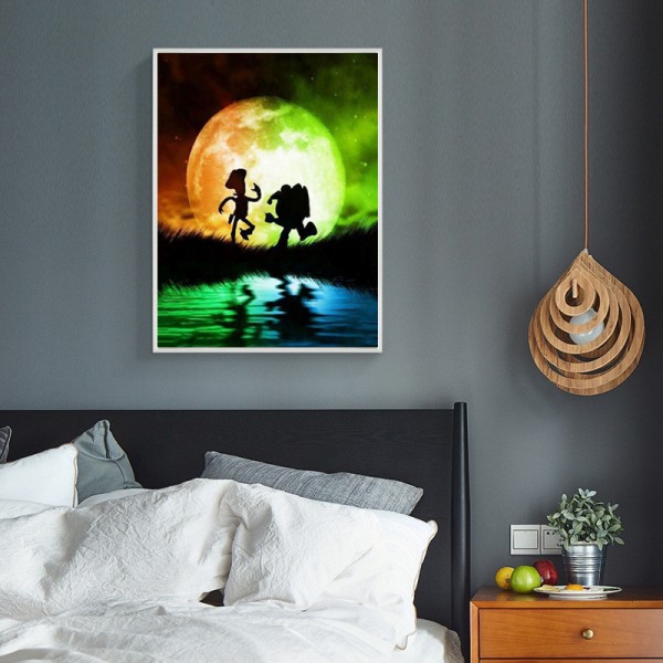 Variety A Pair Of Brothers In Mixed Light Diamond Art