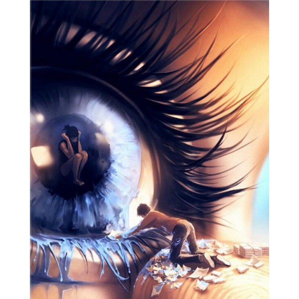 Variety A Girl Imprisoned By Sorrow Diamond Art