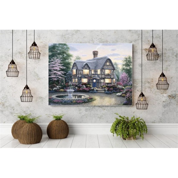 Scene An Isolated Family Diamond Art