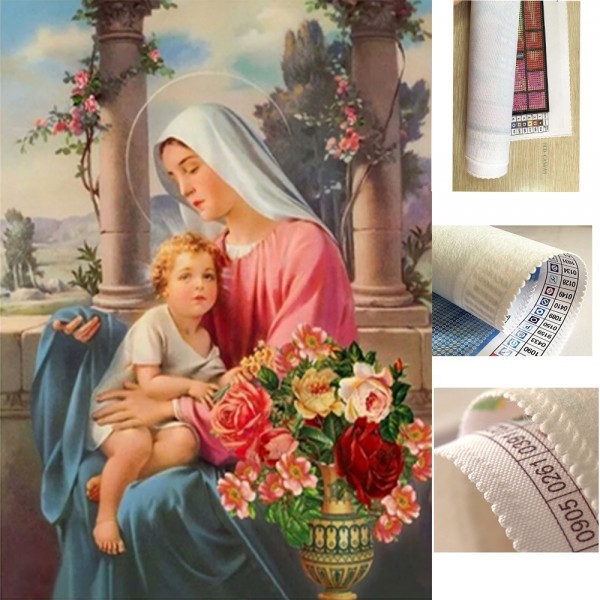 Religion Noble And Elegant Virgin Mary Diamond Art