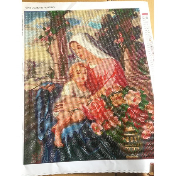 Religion Noble And Elegant Virgin Mary Diamond Art