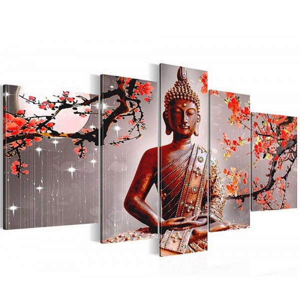 Best Gautam Budha 5 Piece Diamond Painting For Your Wall Religious