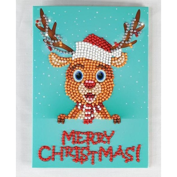 Animals Dog Christmas Diy Diamond Art Kit Winter