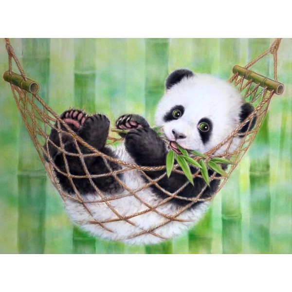 Animals Horses Resting Panda – Diamond Art Kit