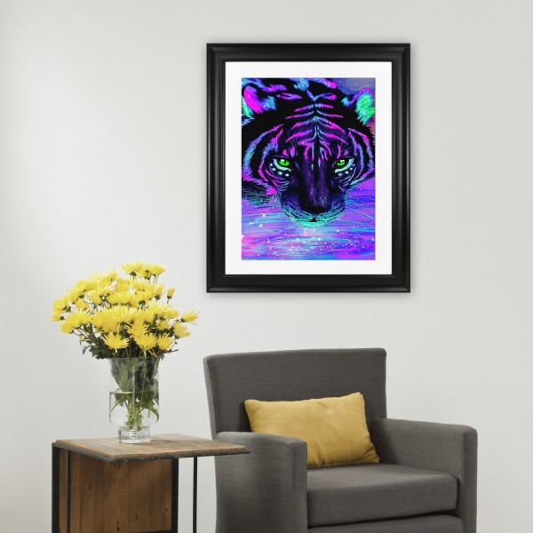 Fantasy King Of All Beasts: Tiger Diamond Art