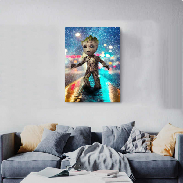 Fantasy Embrace The Tree Elf Diamond Art