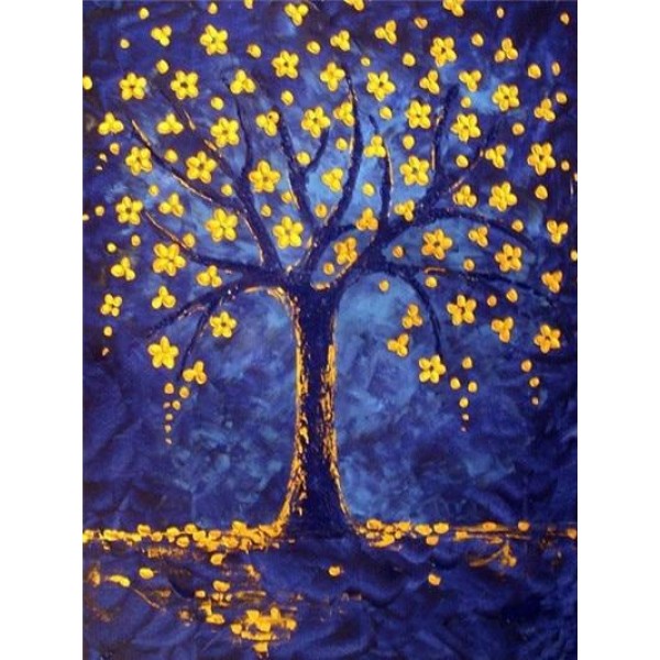 Abstract Artistic Tree Diamond Art Painting Kit