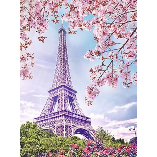 5D Diamond Painting Beautiful Eiffel Tower Painting Kit
