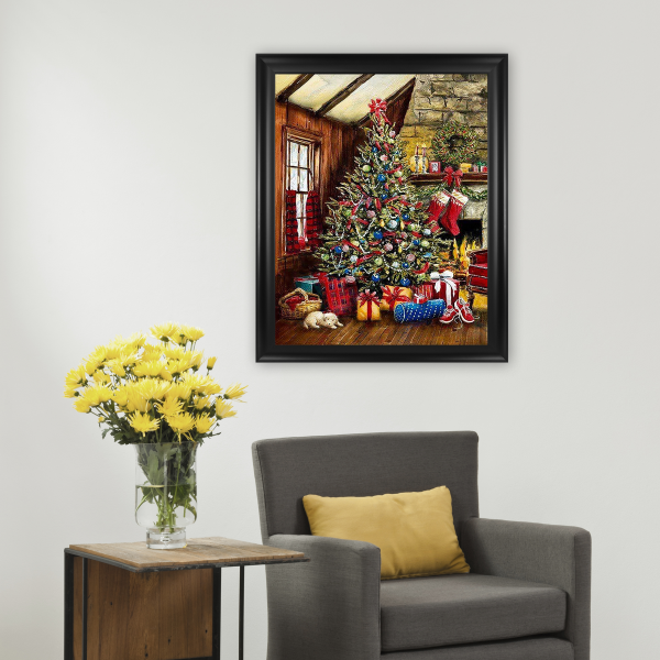 Festival&vocation Christmas Tree With Gifts Diamond Art
